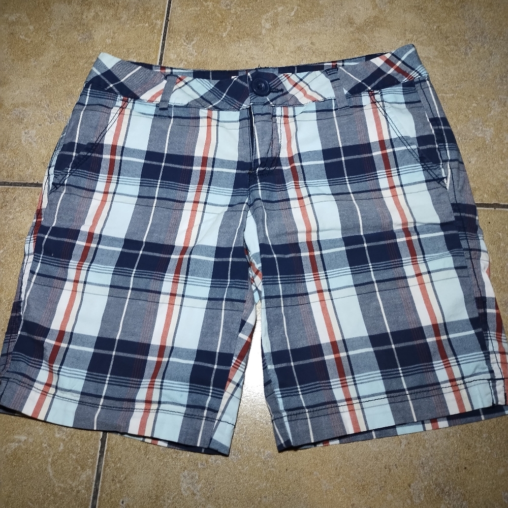 Aeropostale Plaid Bermuda Shorts Size 5/6